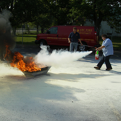 Employee Portable Fire Extinguisher Training | ABC Fire, Inc.